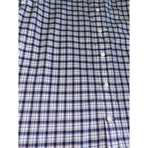 Ralph Lauren Men’s Long Sleeve Collared Blue Purple Plaid Button-up Shirt Size M - Picture 2 of 5
